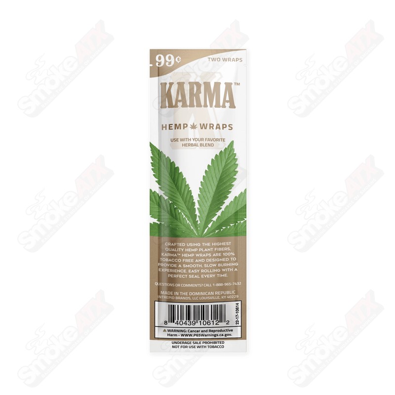 Orignal Karma Hemp Wraps - Smoke ATX
