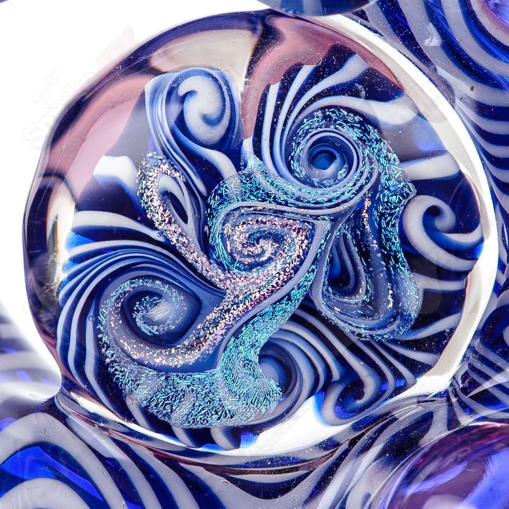 Sherlock (Cobalt Blue/Star White/Royal Jelly) Galactic Glass x SALT - Smoke ATX