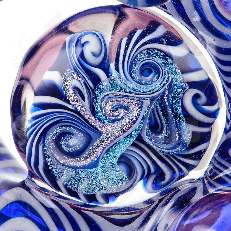Sherlock (Cobalt Blue/Star White/Royal Jelly) Galactic Glass x SALT - Smoke ATX