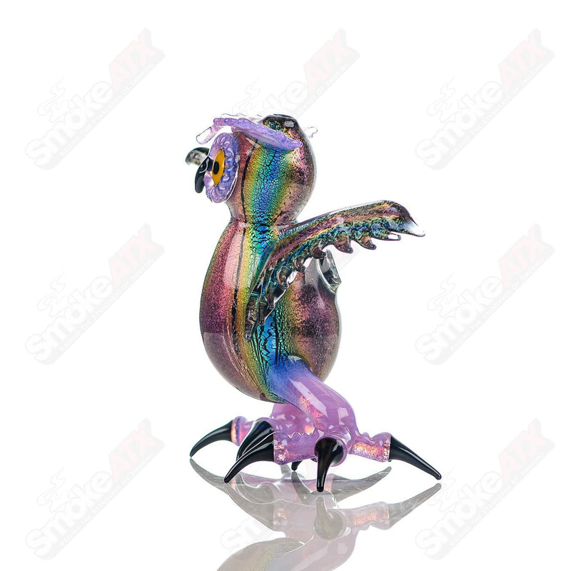 Dichro Owl Four Winds Flameworks x Turtle Time - Smoke ATX