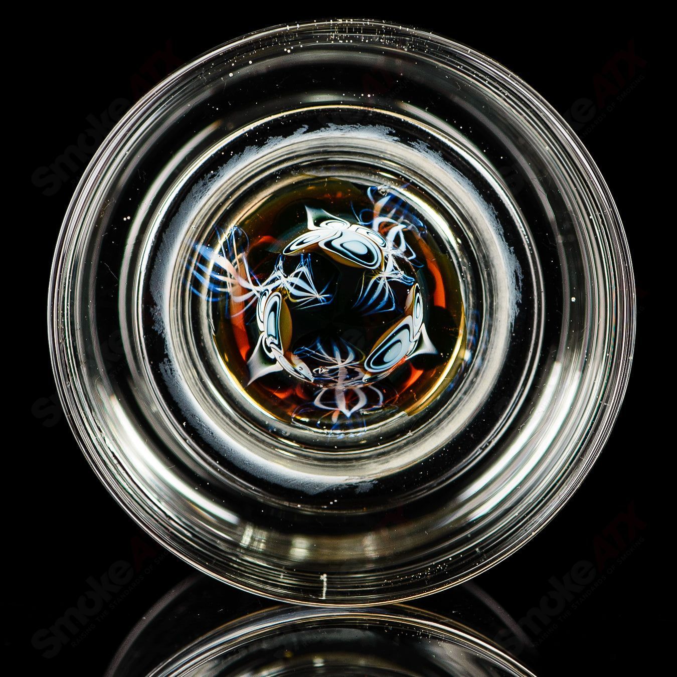 #1 Dot Stack Shot Glass Indo Glass - Smoke ATX