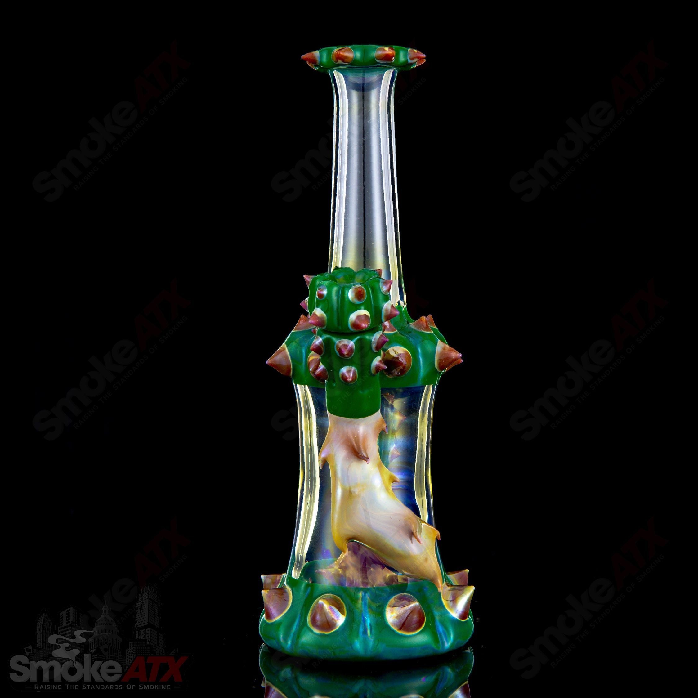 Mini Cactus Root Perc (Green) Unparalleled Glass - Smoke ATX