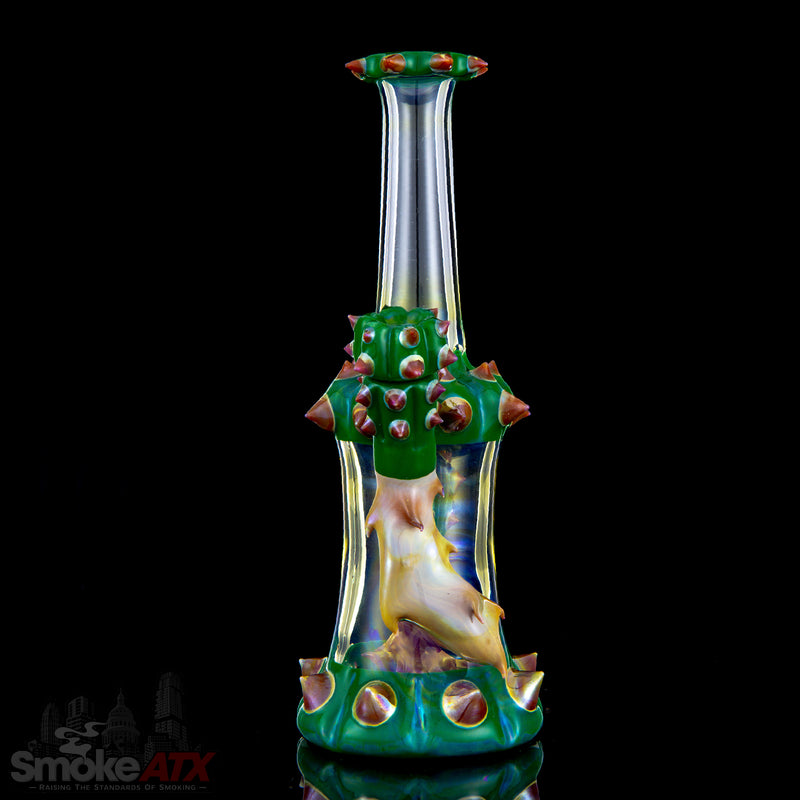 Mini Cactus Root Perc (Green) Unparalleled Glass - Smoke ATX