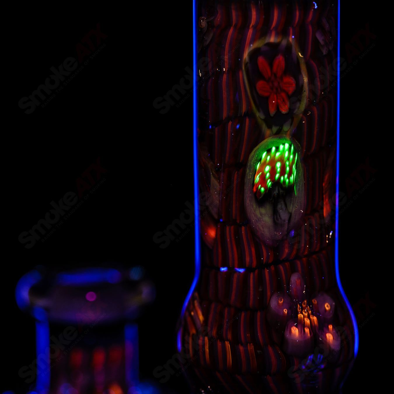 Coiled Latticello Milli Rig Conversion Glass x Boehme #1 - Smoke ATX