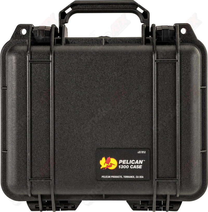 1300 Black Pelican Case W/ Foam - Smoke ATX