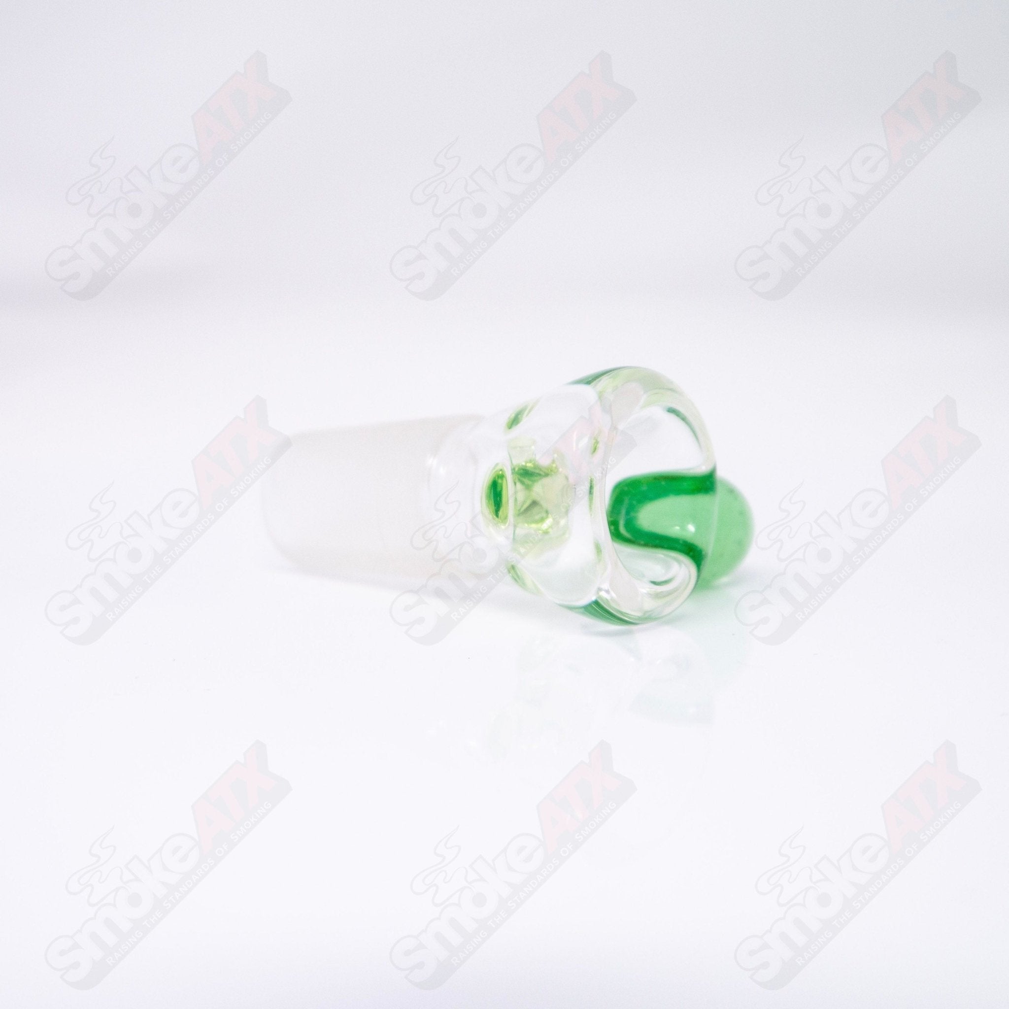 Black T Glass 18mm Partial Accent Slide 3 - Smoke ATX