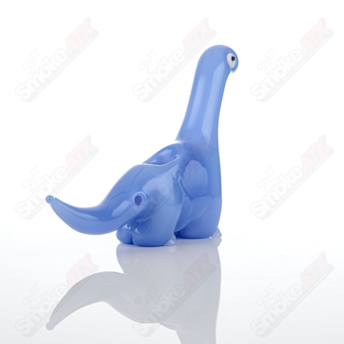 Blue Dino Pipe Nicko Glass - Smoke ATX