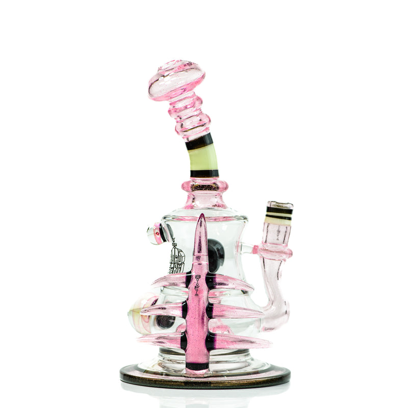 BoroFarm X Gordman Pink CFL MIB Rig w/ Dabber - Smoke ATX