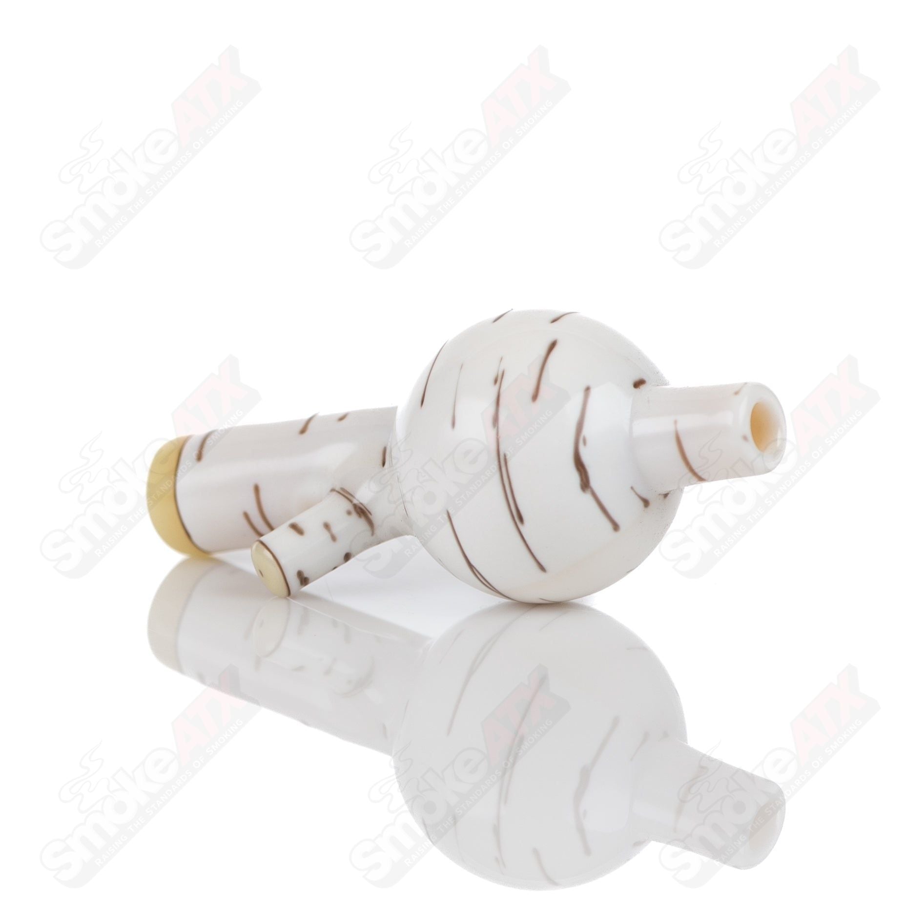 #3 Birch Carb Cap Foster Glass - Smoke ATX