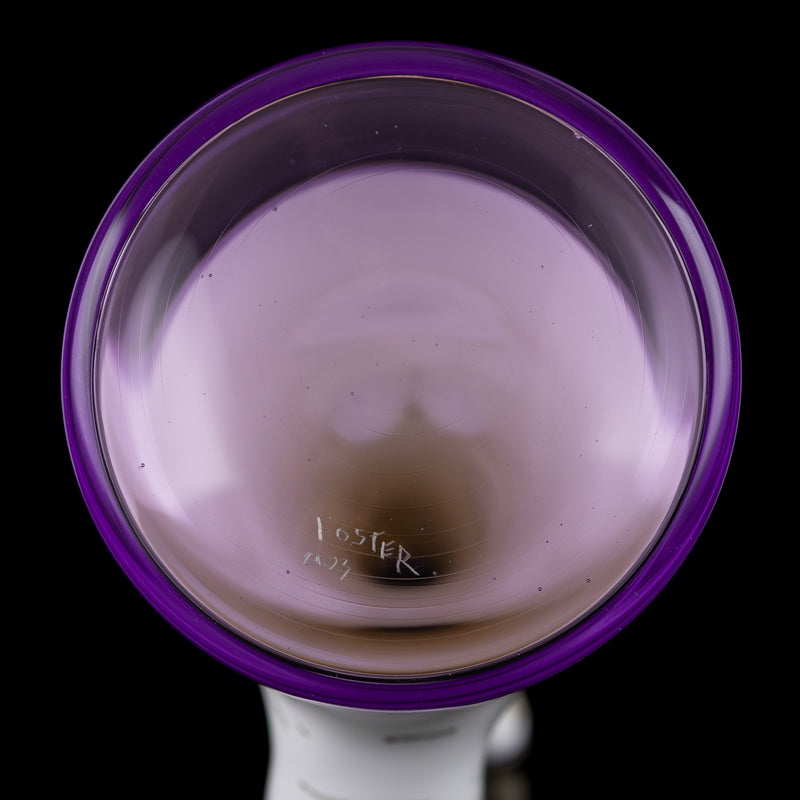 Purple Birch with Face Foster Glass - Smoke ATX