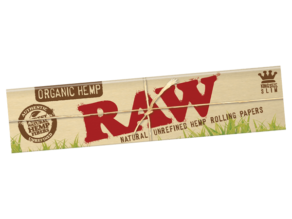 King Size Slim Organic Hemp Rolling Papers RAW - Smoke ATX
