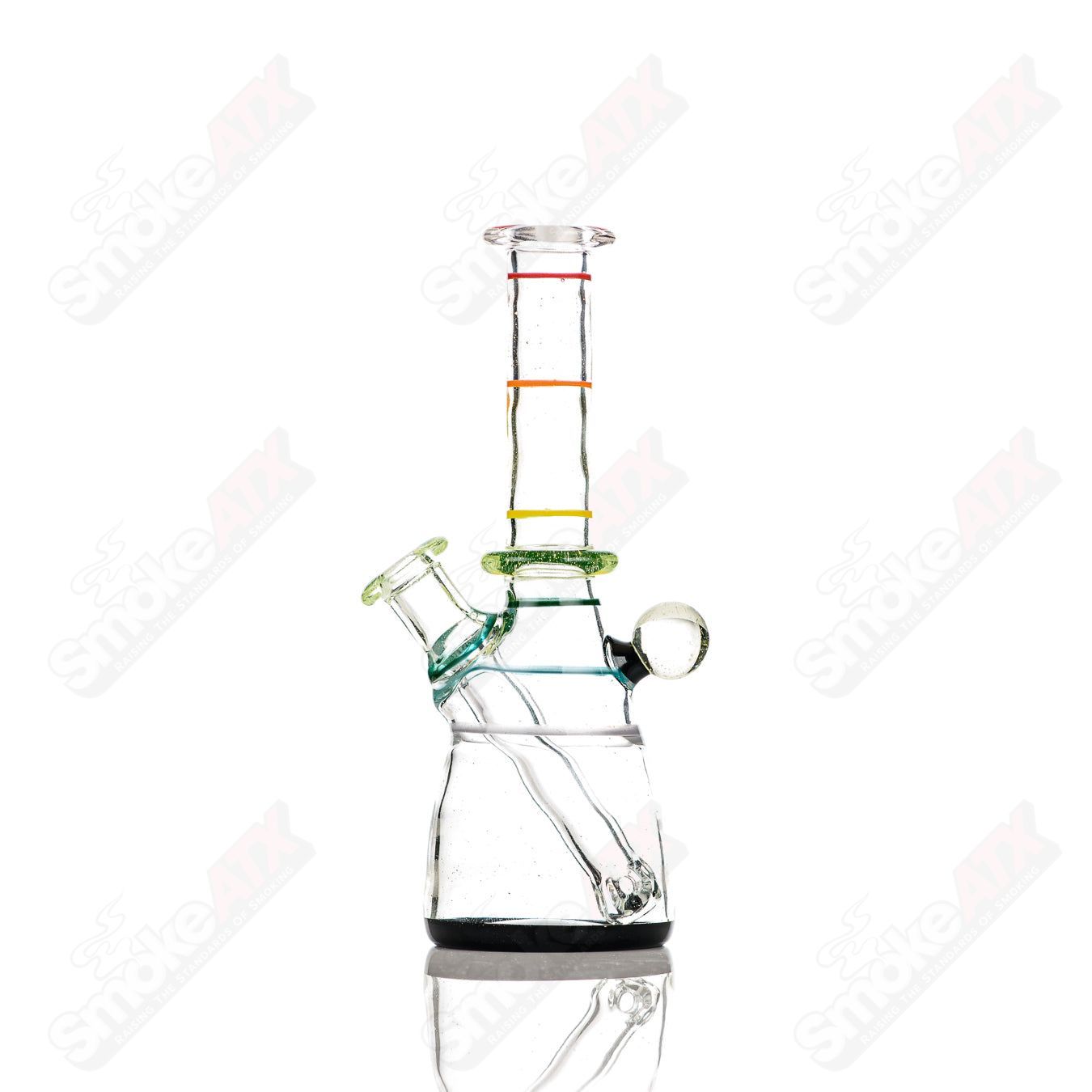 #1 10mm UV Secret Double Rainbow Tube Dustorm Glass - Smoke ATX