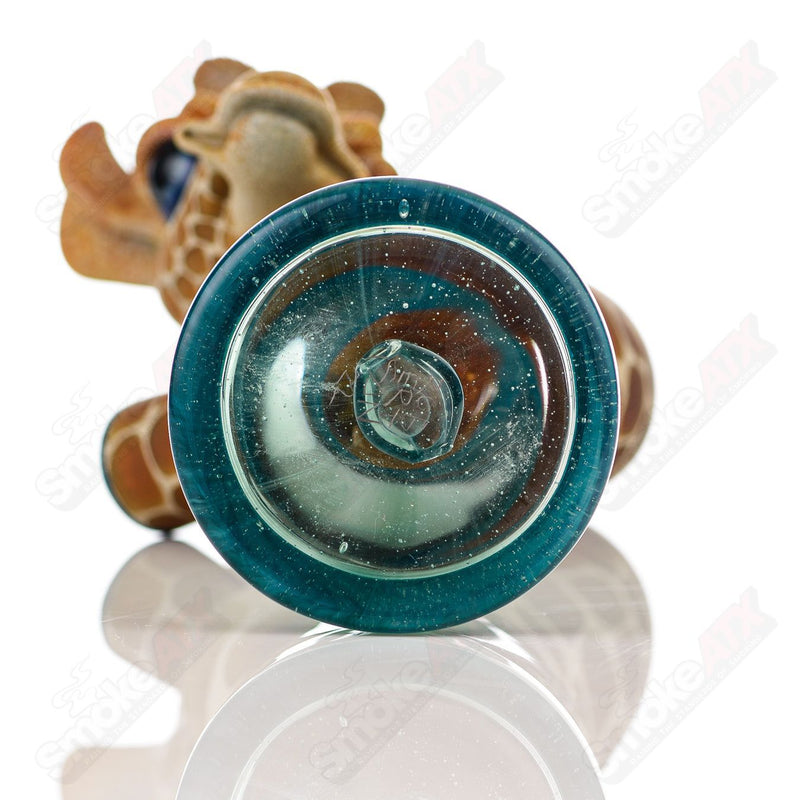 Giraffe Bent Kneck Bottle Rig Robertson Glass Honey Badger & - Smoke ATX