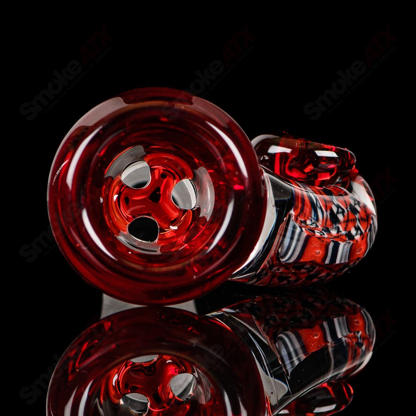 #3 14mm Gold Ruby Slide LE /25 Black T x Crunklestein - Smoke ATX