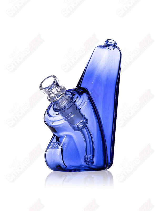 Light Cobalt Wedge Bubbler Grav Labs - Smoke ATX