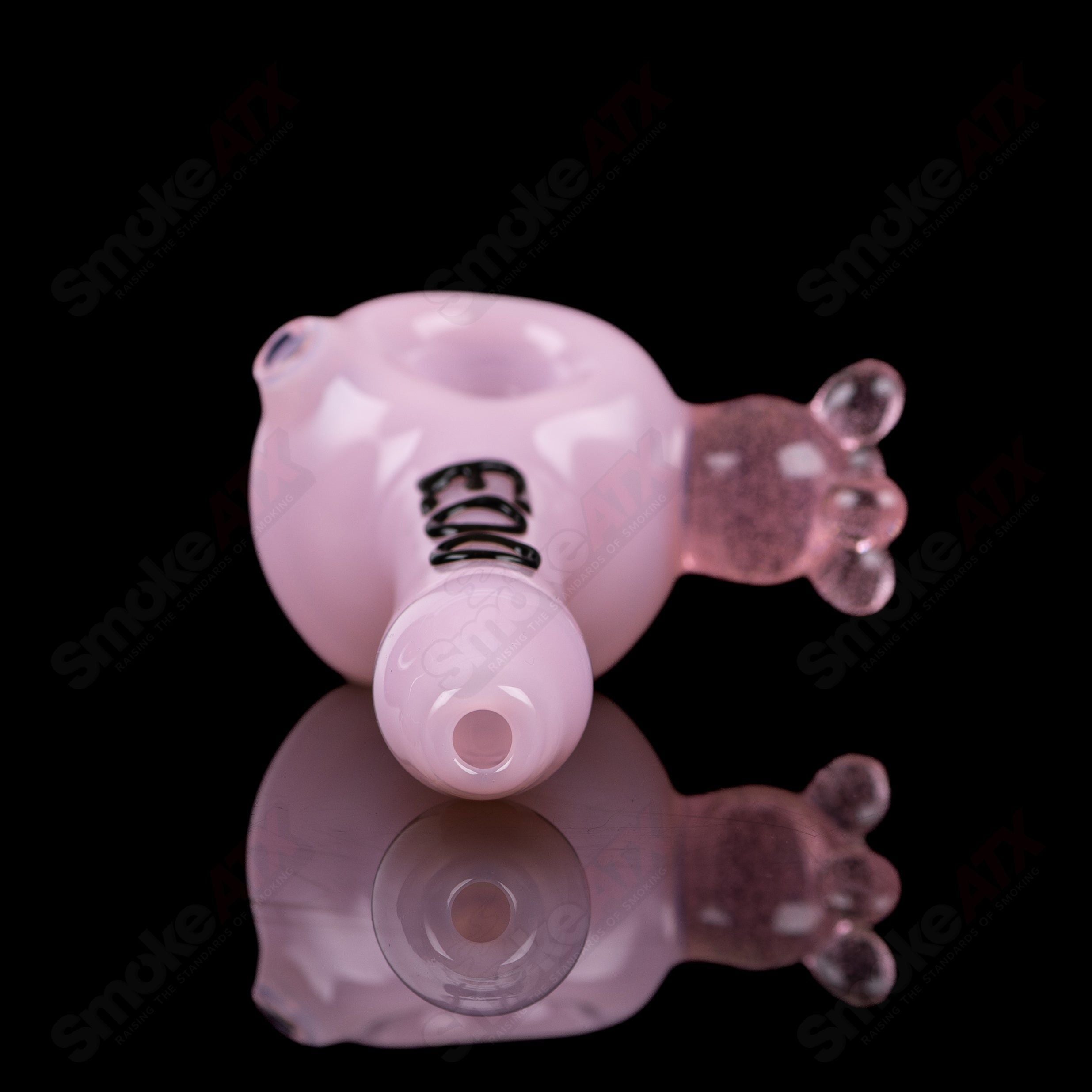 Pink Cow Print Spoon Pipe Adventures In Glass Blowing - Smoke ATX