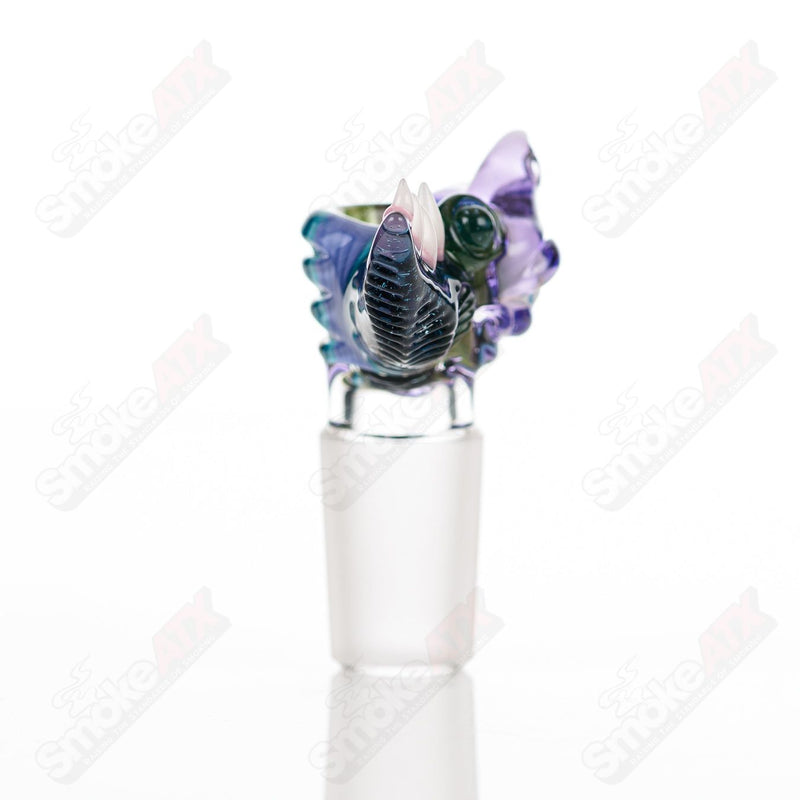 19mm UV Slide 3 Hole (Purple Rain/Atomic Stardust/Green/Purple/Blue/Linework Tubing) SALT - Smoke ATX