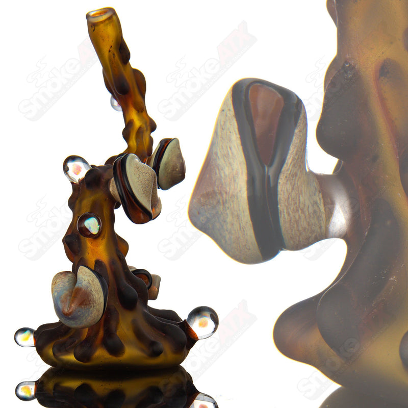 Flowing Tea Rig w/ Teacup Dux Glass - Smoke ATX