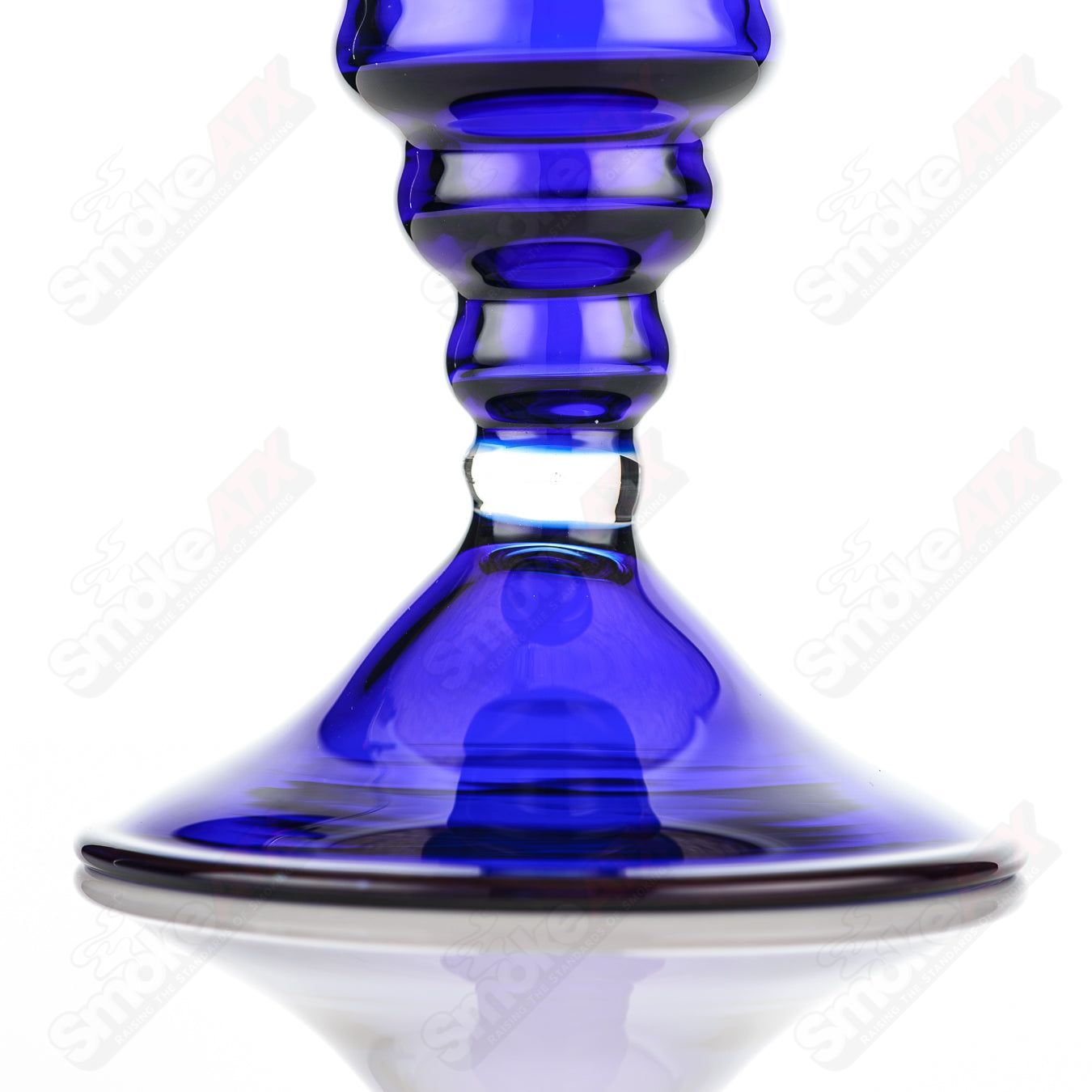 Cobalt Wig Wag Footed Sherry Glass Eusheen (2005) - Smoke ATX