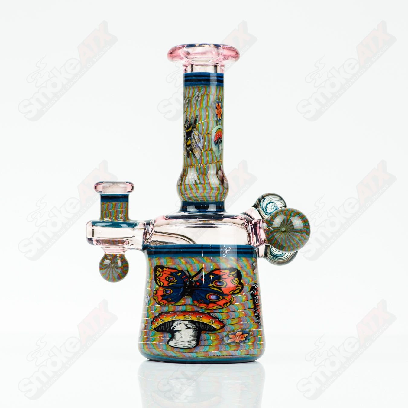Coiled Latticello Milli Rig Conversion Glass x Boehme 1 - Smoke ATX