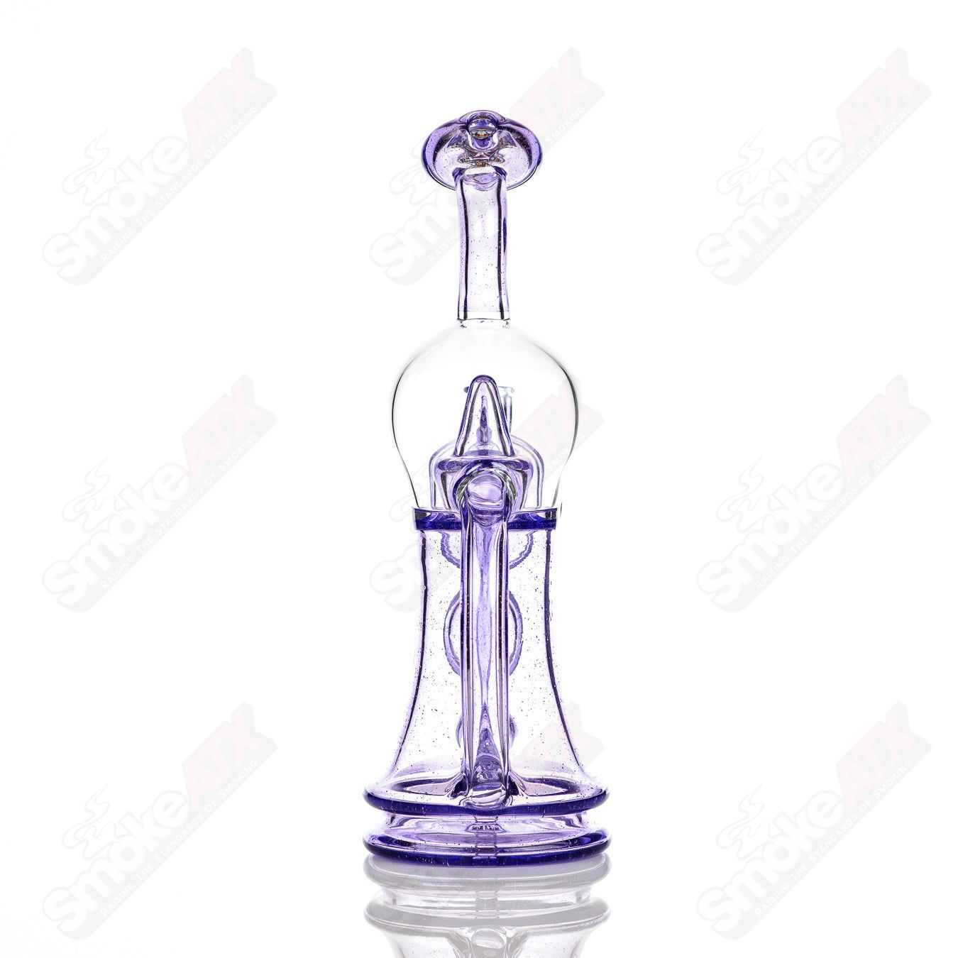 Colored Bubble Dumper Reed Glass - Smoke ATX