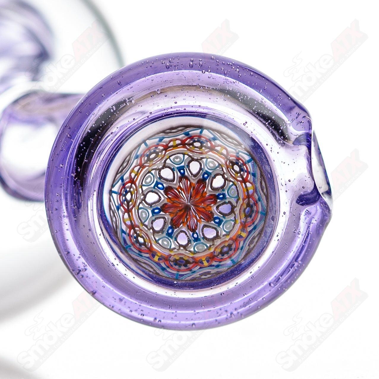 Colored Bubble Dumper Reed Glass - Smoke ATX