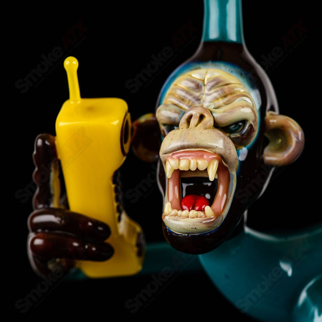 Elbo Glass Rig Coyle x Elbo Dino Monkey | Unique Concentrate Rig | Smoke ATX