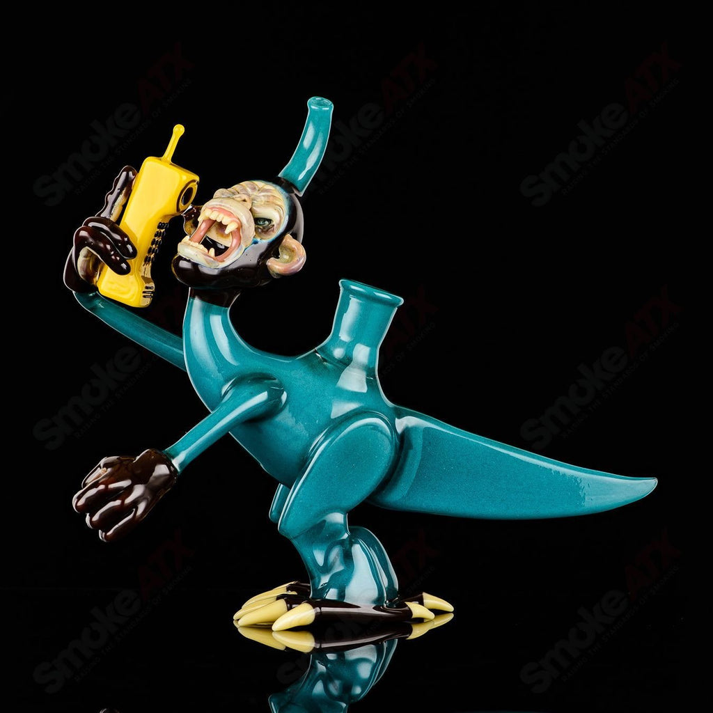 Coyle x Elbo Dino Monkey | Unique Concentrate Rig | Smoke ATX