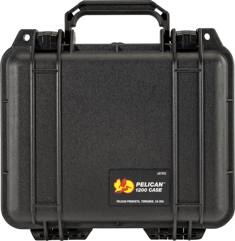 1200 Black Pelican Case W/ Foam - Smoke ATX