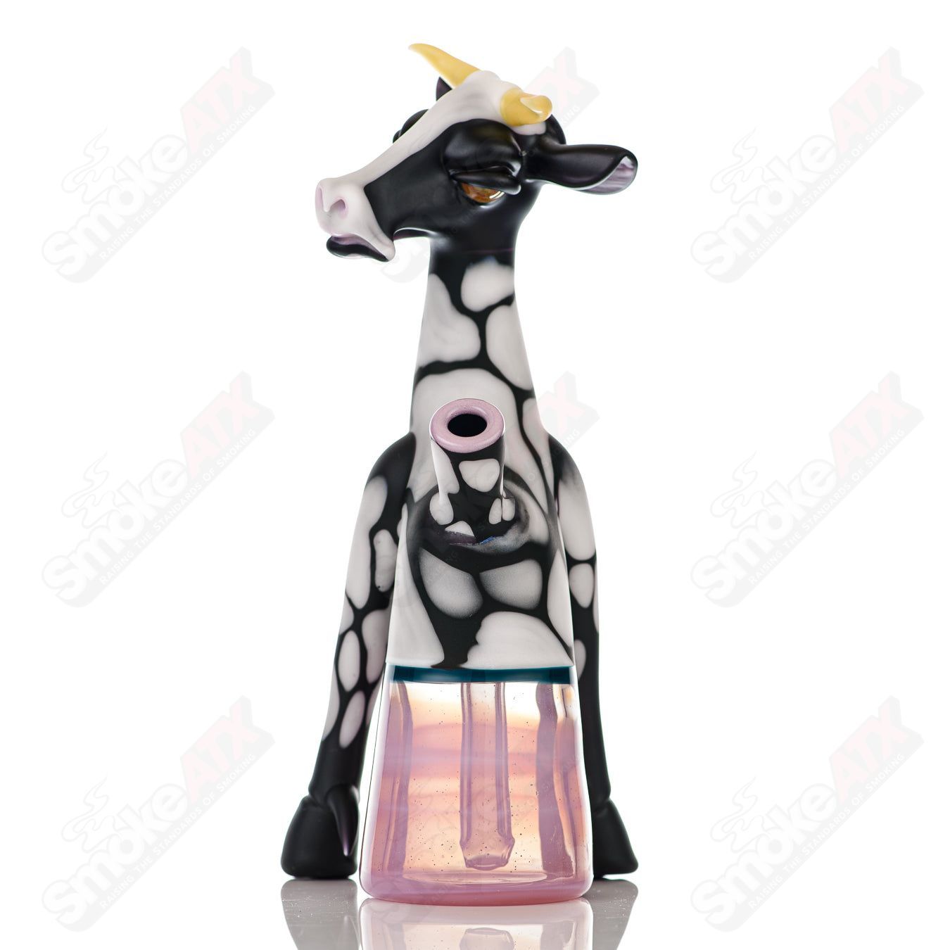 Sitting Cow Rig by Robertson Glass - Smoke ATX