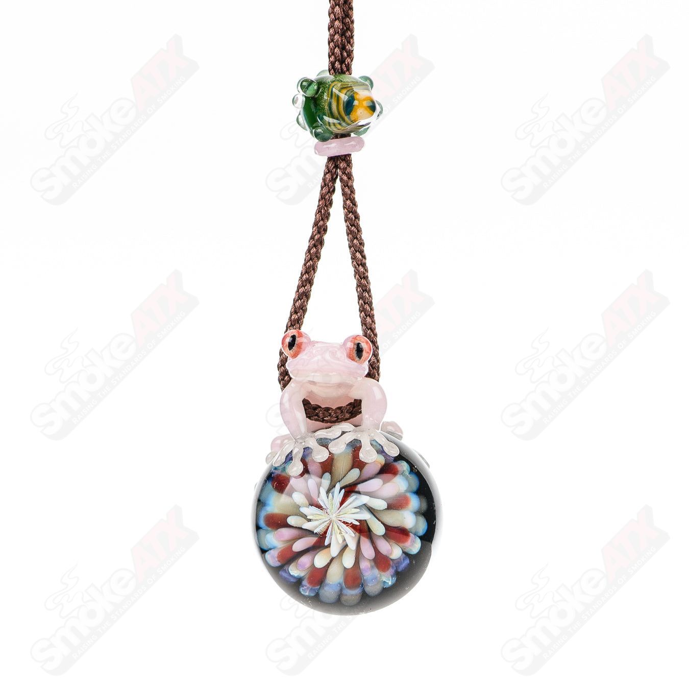 Flower 花 Pendant Kengtaro Glass - Smoke ATX