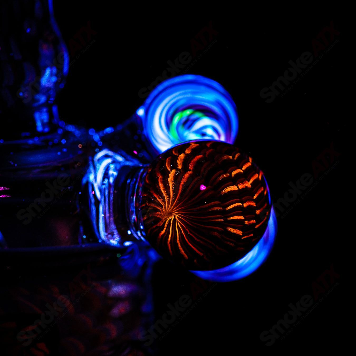 Coiled Latticello Milli Rig Conversion Glass x Boehme #1 - Smoke ATX