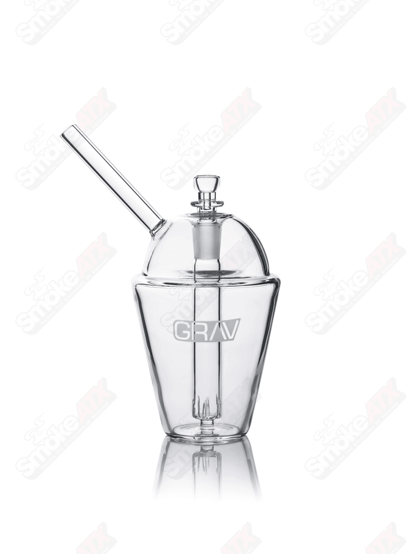 Clear Slush Cup Bubbler Grav - Smoke ATX