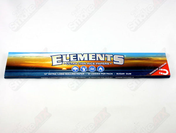 Elements Rice 12” Rolling Paper - Smoke ATX