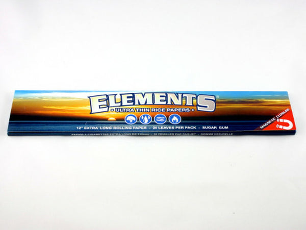 Elements Rice 12” Rolling Paper - Smoke ATX