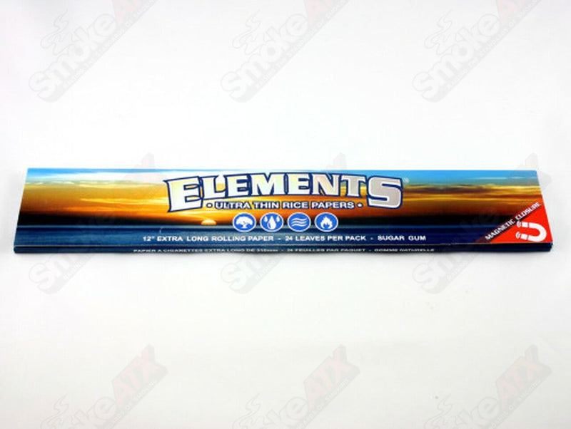Elements Rice 12” Rolling Paper - Smoke ATX