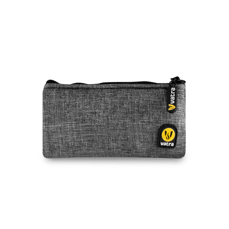 Vatra Bags Woven Gray V16 6.5” Zip Pouch - Smoke ATX
