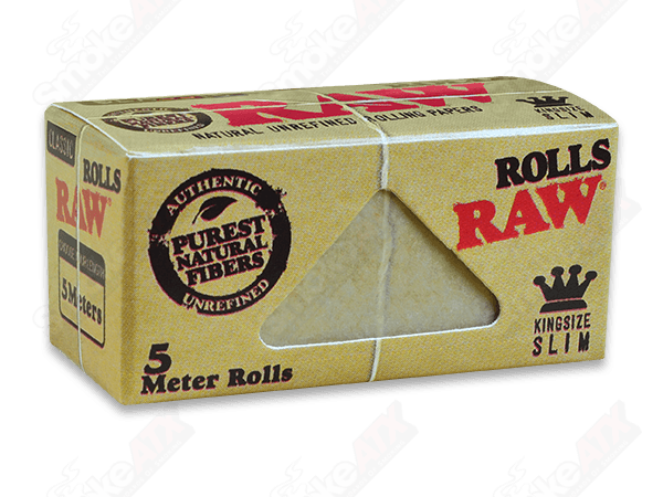 5 Meter King Size Slim Roll RAW - Smoke ATX