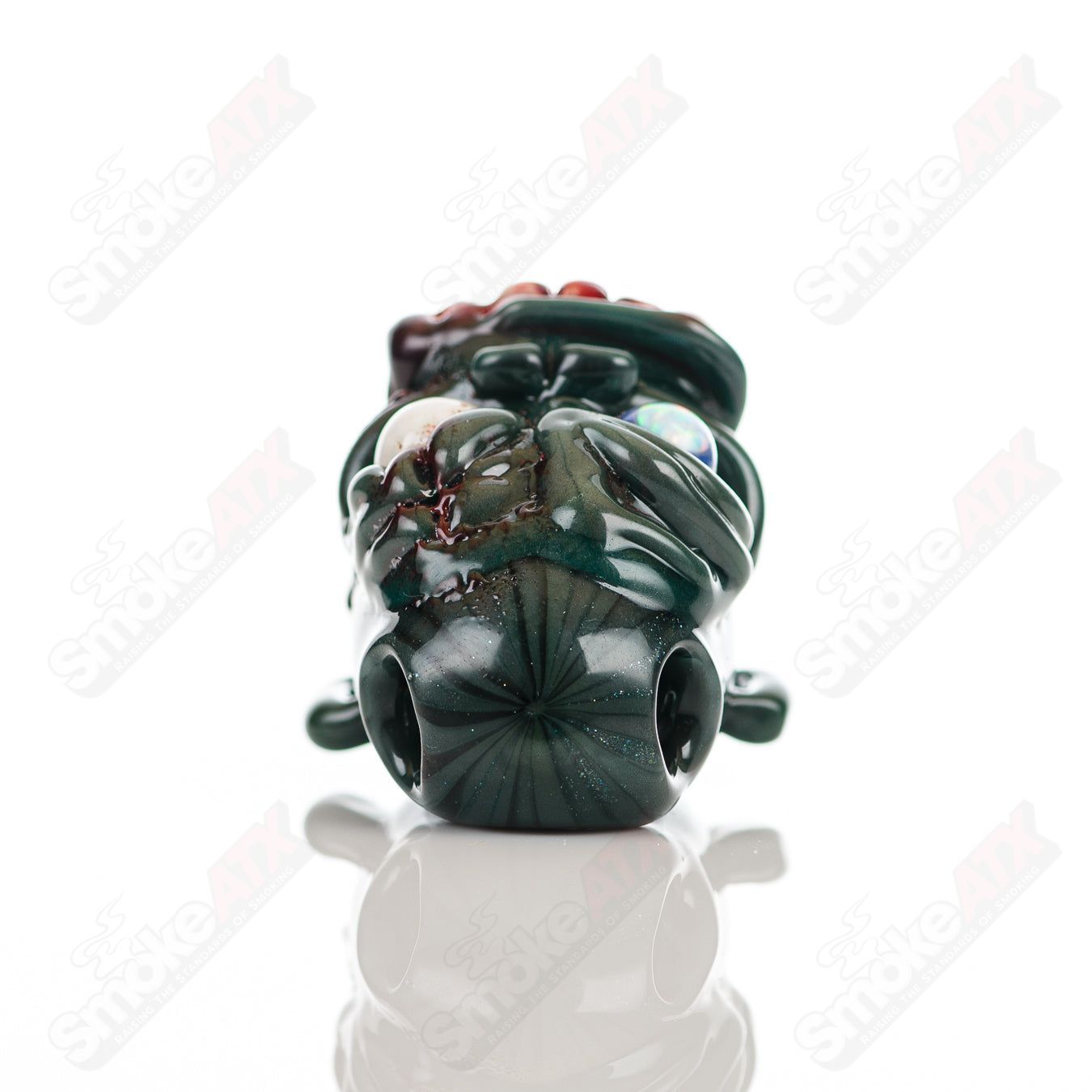 Ripped Jaw Pendant Firefly x Ghost Glass - Smoke ATX
