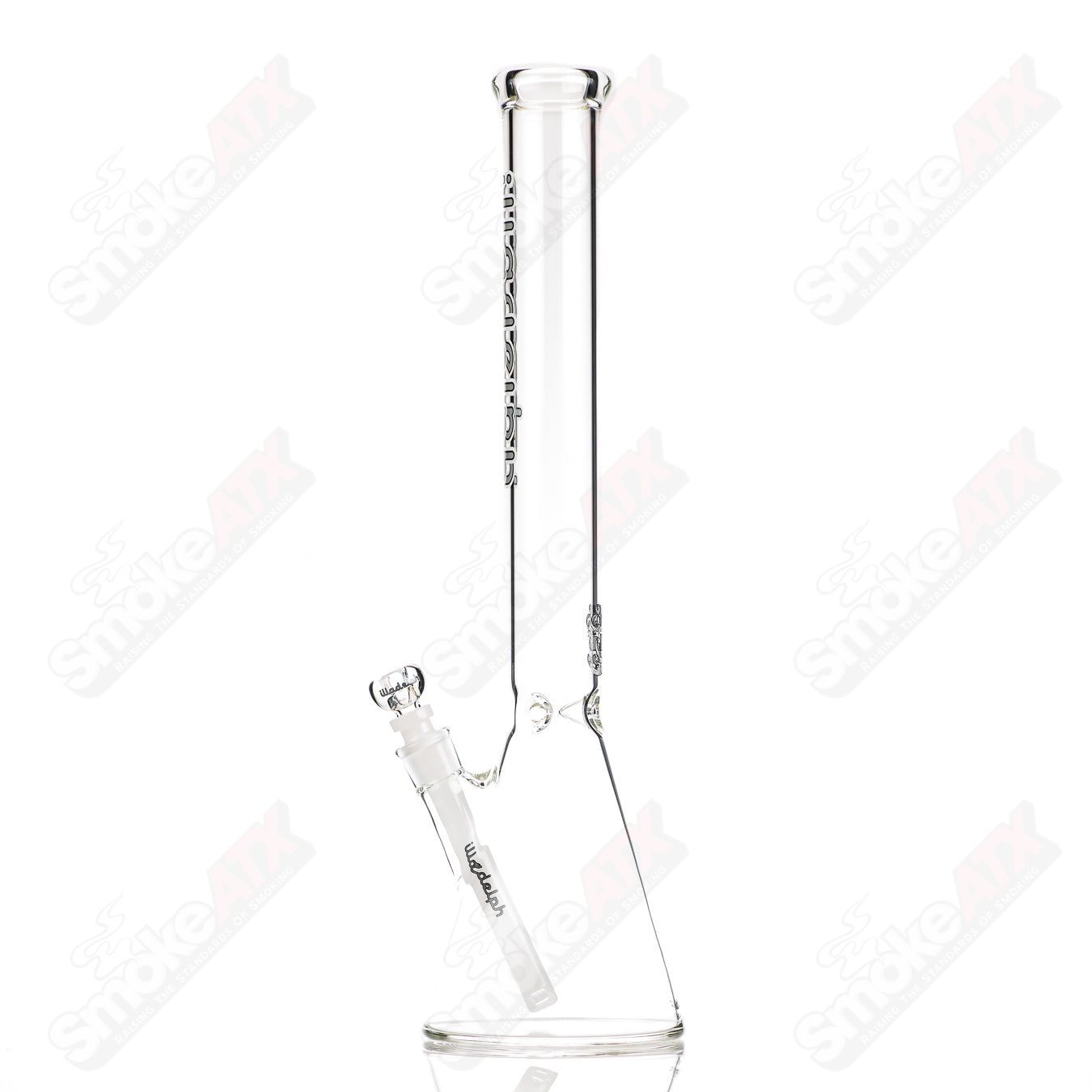 5mm Grey Medium 19" Beaker Illadelph - Smoke ATX