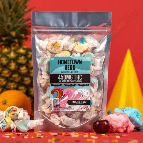 450mg Mixed Delta-9 Live Rosin Taffy Hometown Hero - Smoke ATX