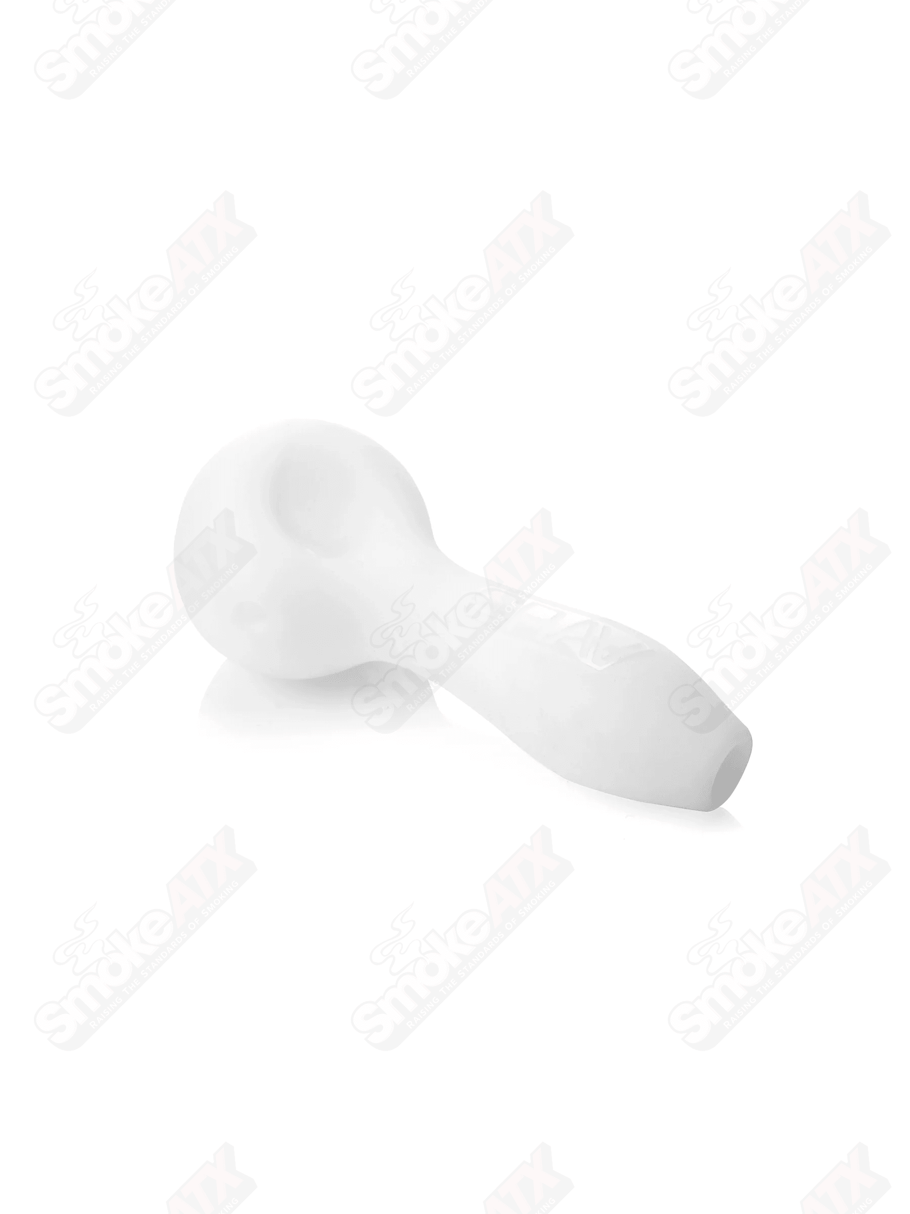 4in White Sandblasted Spoon Grav Labs - Smoke ATX