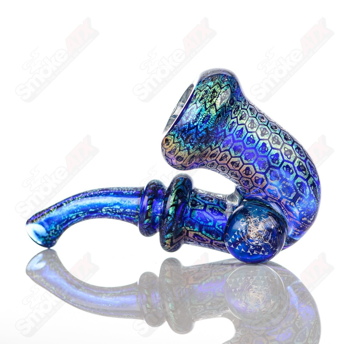 Dichro Bee Imagery Sherlock by OG Tubes & JMass - Smoke ATX