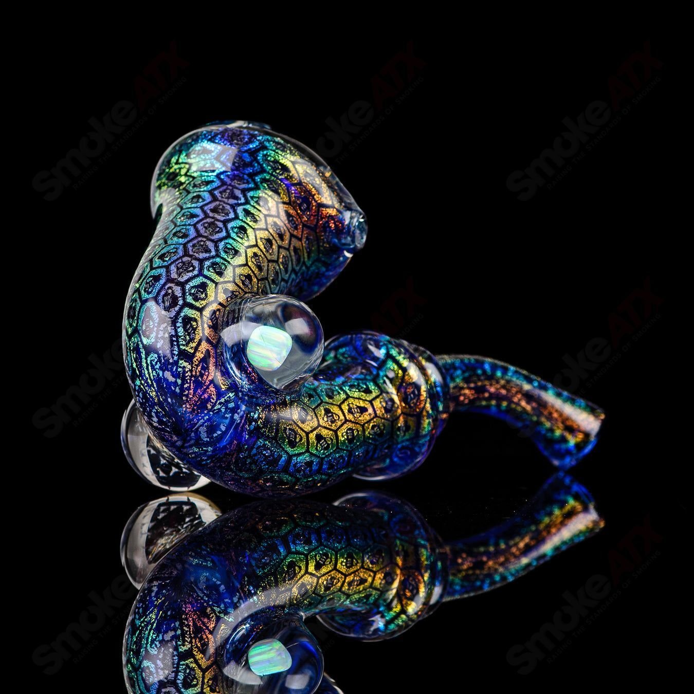 Dichro Bee Imagery Sherlock by OG Tubes & JMass - Smoke ATX