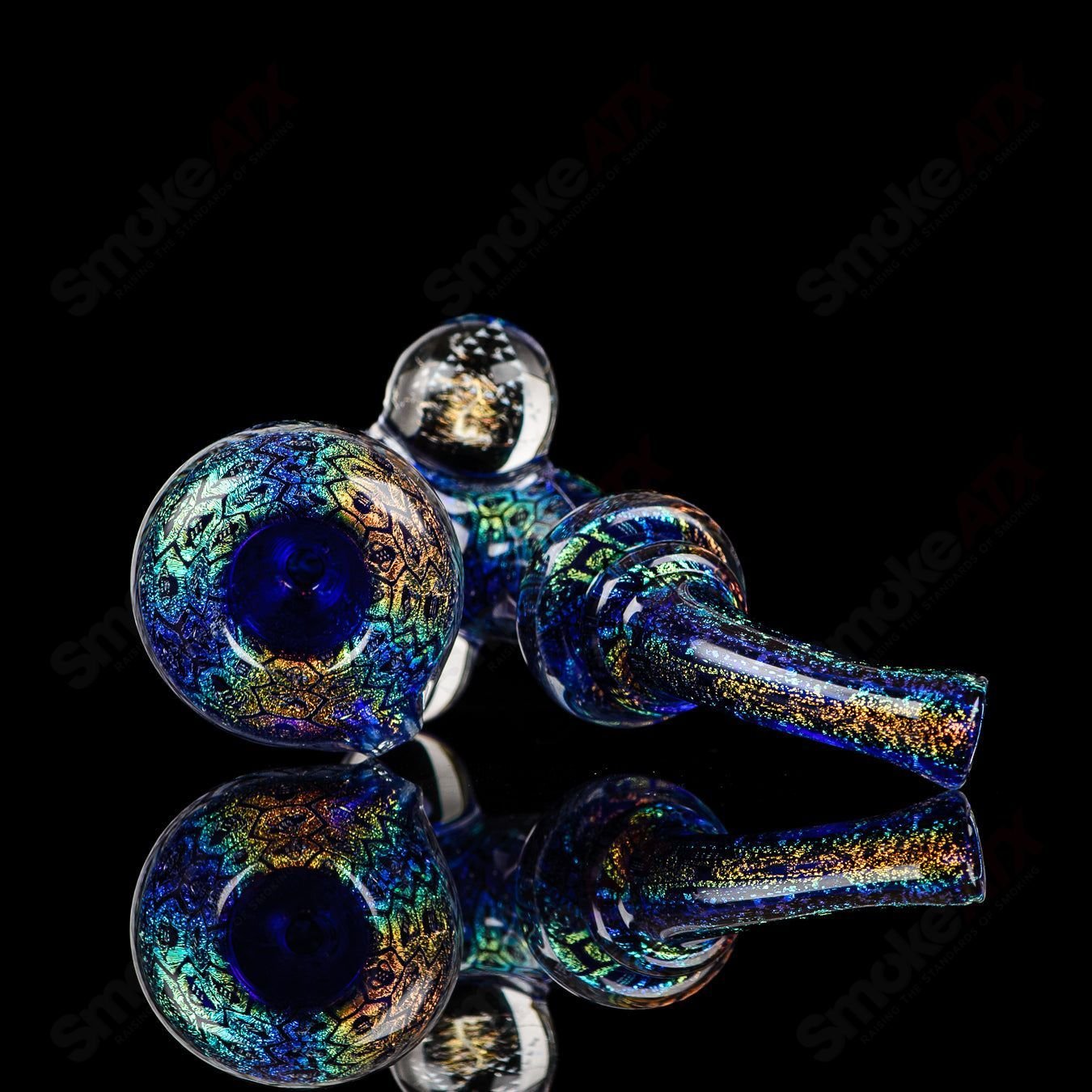 Dichro Bee Imagery Sherlock by OG Tubes & JMass - Smoke ATX