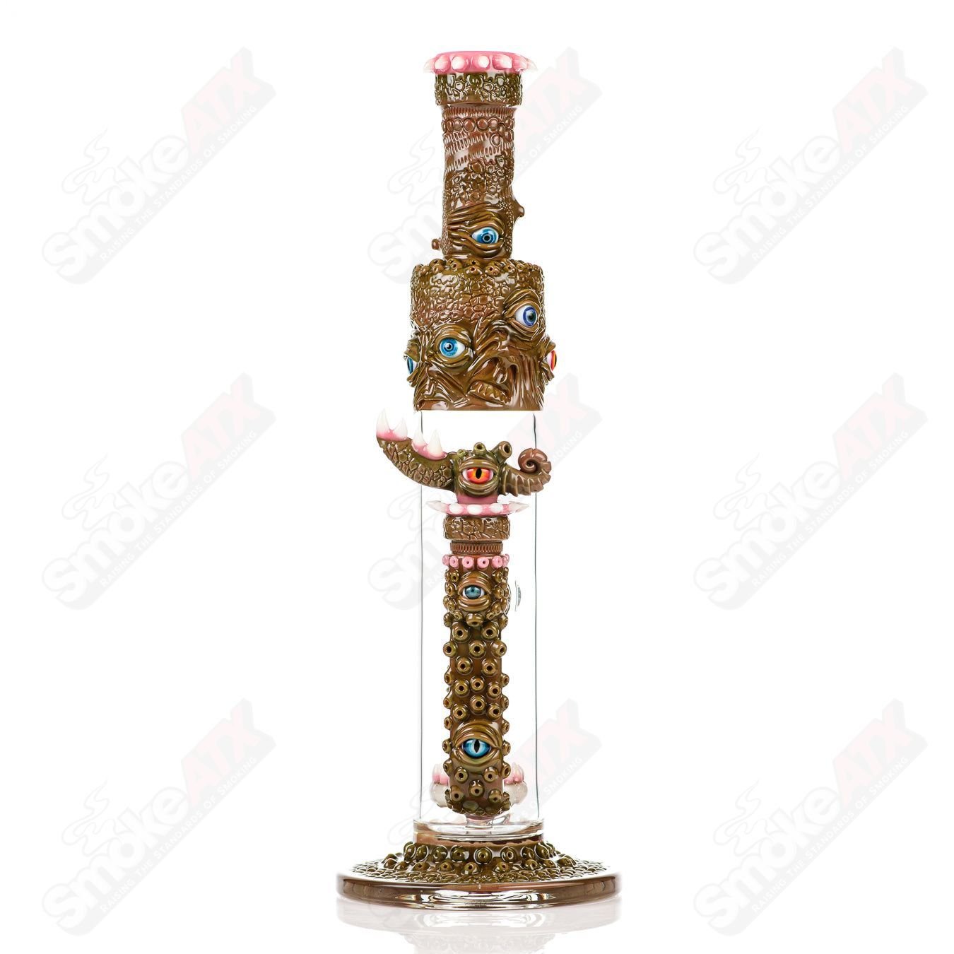 Disc Perc Fully Salted Tube w/ Slide (Spanish Olive) SPG x SALT - Smoke ATX