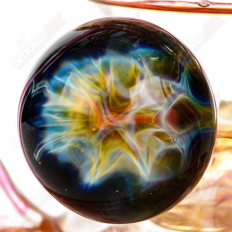 Double Doughnut Fumed Recycler Kaliber Glass - Smoke ATX