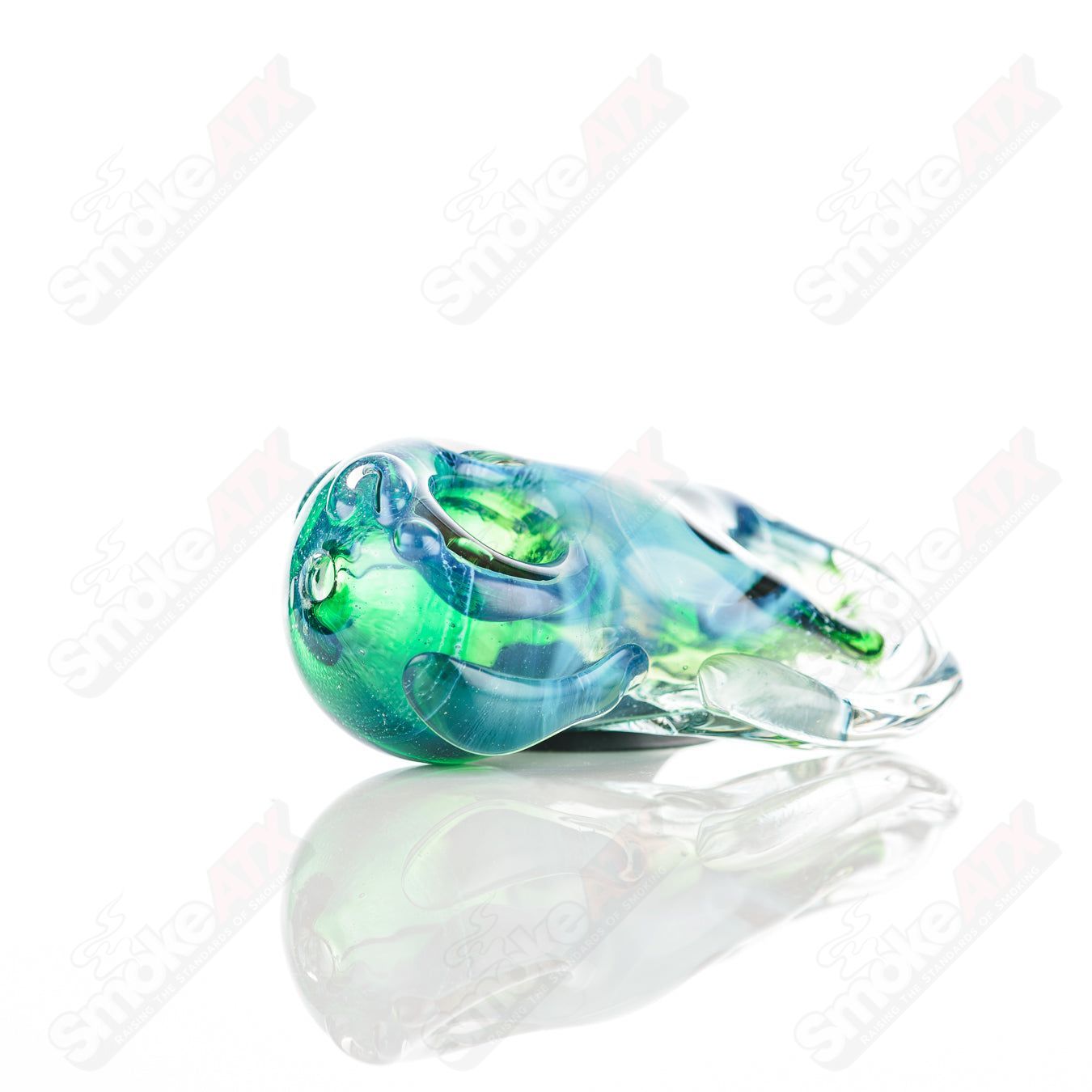 #8 Donut Chillum Glass by Nobody - Smoke ATX