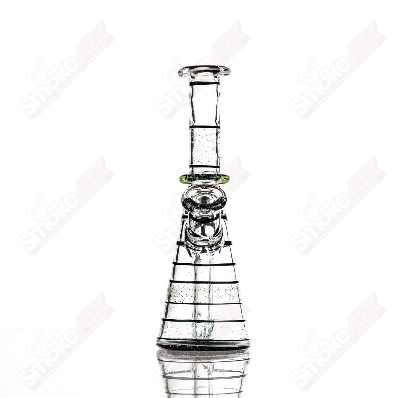 #4 14mm UV Secret Rainbow Mini Tube Dustorm Glass - Smoke ATX