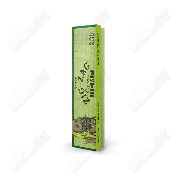 King Slim Organic Hemp Rolling Papers Zig Zag - Smoke ATX